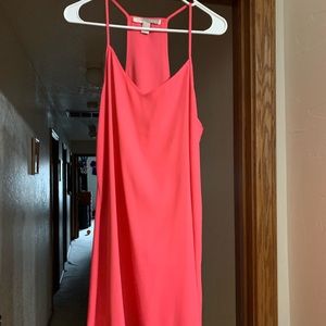 Women’s large coral slip dress